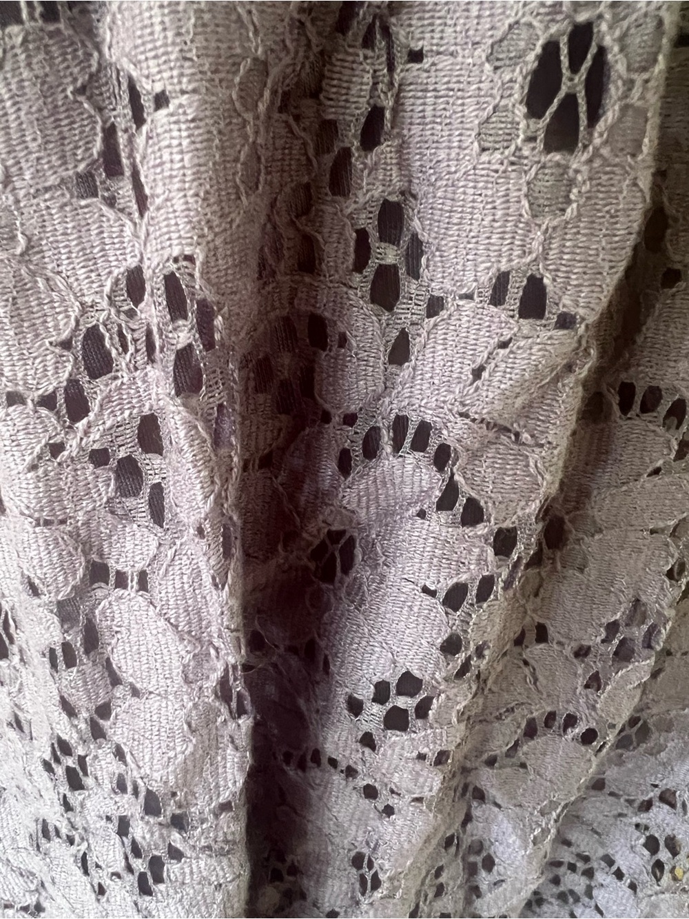dELiA*s Purple Lace Scoop-Neck Mini Dress - Picture 5 of 7